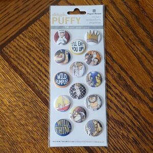 NEW: Where the Wild Things Are-Themed Paper House Puffy Stickers